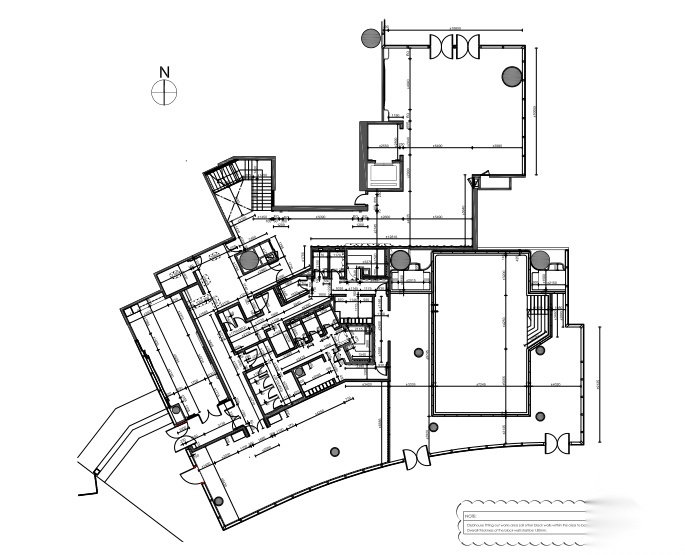 [澳门]梁志天-澳门新月CLUBHOUSE会所效果图+施工图+招标...