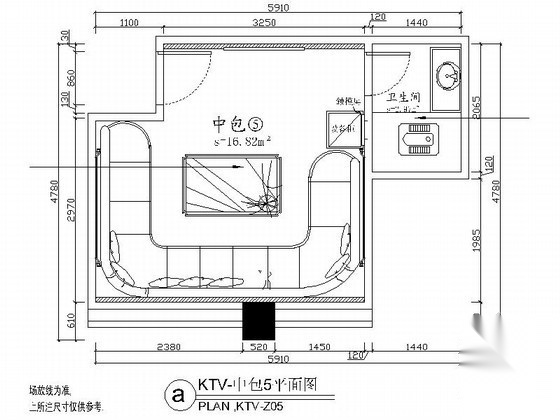 豪华KTV包厢室内装修图