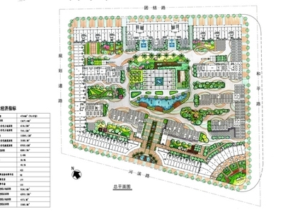 [福建]滨水趣味性居住区景观规划设计