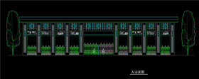 大门cad立面图CAD图纸