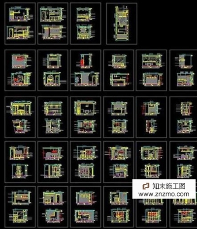 家装大全之餐厅CAD