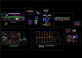 某餐厅连锁店室内cad装修设计图
