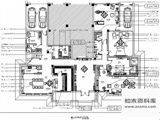 施工图黑龙江某三层独栋别墅室内装修施工图