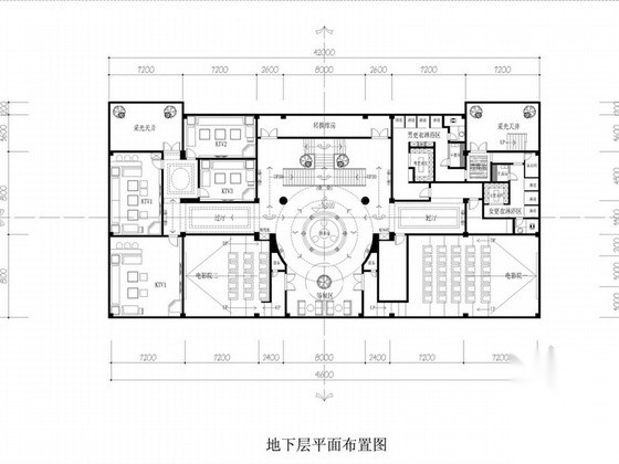 [厦门]某豪会所现代风格KTV室内装修施工图（含效果）