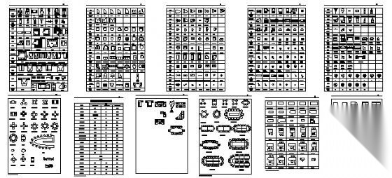 建筑CAD图块