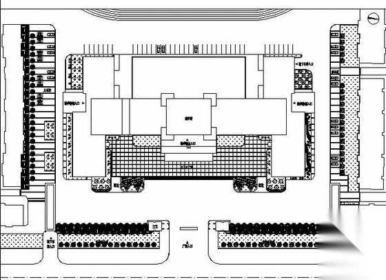 大学广场全套施工图