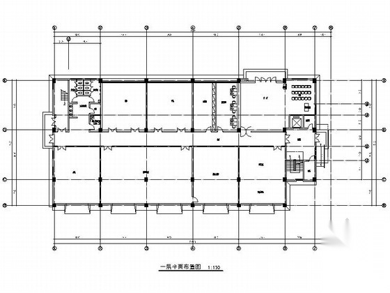 [江苏]省级建筑工程质检机构现代风格综合楼装修施工图