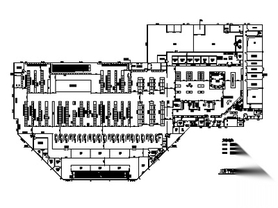 某大型超市平面图施工图