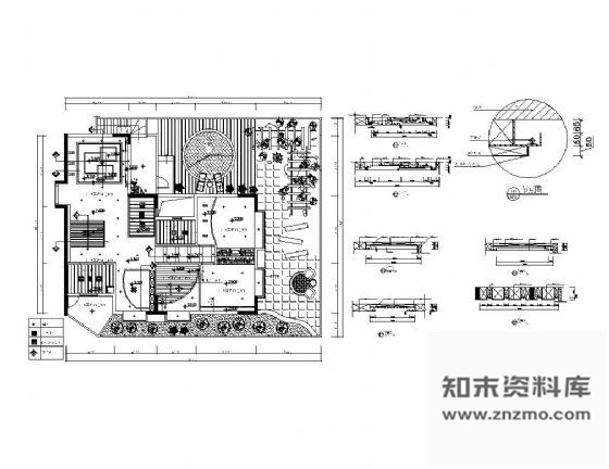 图块/节点别墅样板房吊顶详图