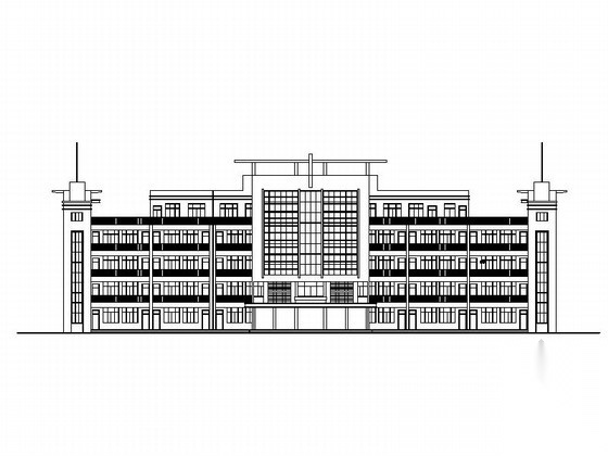 [安徽]高层市级中学教学楼建筑施工图