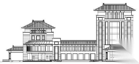 某七层综合楼建筑方案图