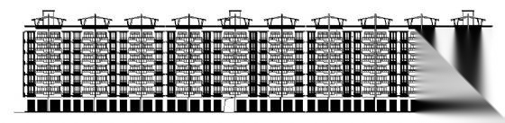 华侨新村某七层住宅楼建筑方案图