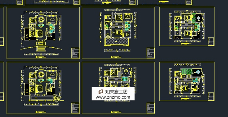 别墅方案设计图 （全 ）内含几种方案