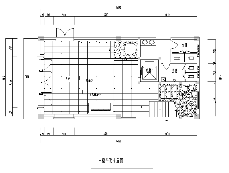 现代简洁办公空间设计施工图（附效果图+预算报表）