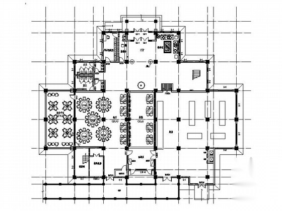 [唐山]风光旖旎度假村新中式风格餐饮楼装修施工图（含效...