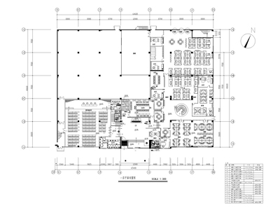 现代风格二层办公空间设计施工图_实景