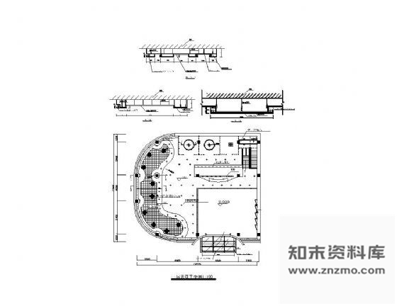 图块/节点售楼中心吊顶详图Ⅰ