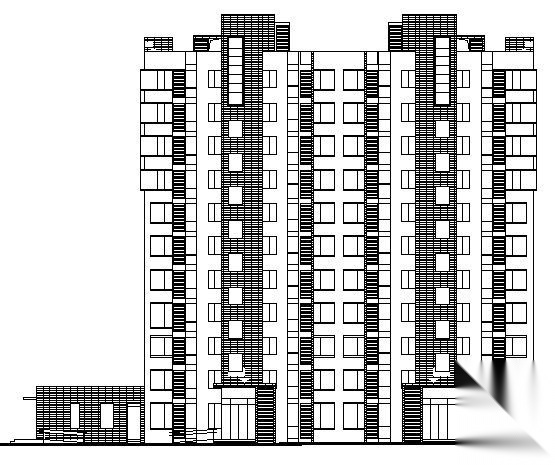 芜湖市江城国际住宅楼建筑施工图