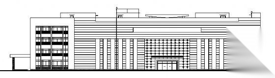 某四层医院门诊大楼建筑方案图