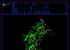 绿化图设计CAD景观图纸