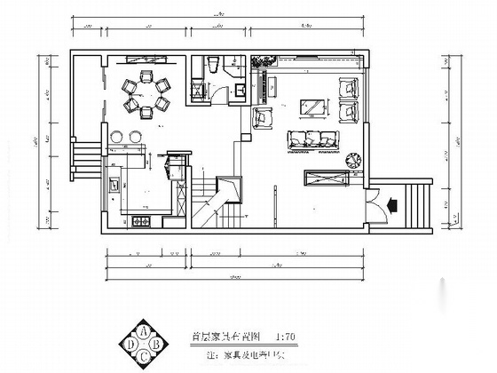 [北京]纯欧式半山建筑群高端三层别墅室内装修施工图