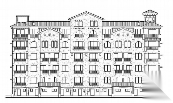 [惠州市]某小区六层B型花园洋房住宅建筑结构水暖电施工...