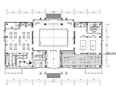 ​[安徽]宿州绿地城售楼中心室内装修CAD施工图+官方摄影