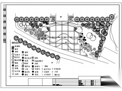 公共绿地景观设计施工图