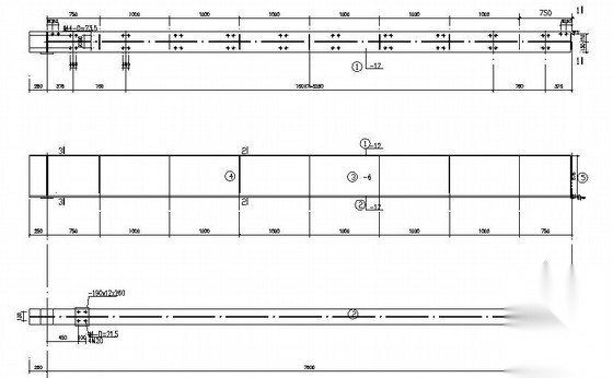 钢吊车梁节点构造详图 节点