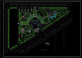 绿化总平面图cad图纸