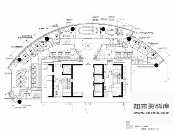 施工图上海知名设计公司设计现代商业办公空间施工图含概念方案设计文本