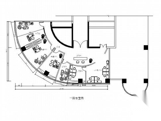 [海口]某投资咨询公司办公室装修图（含效果）