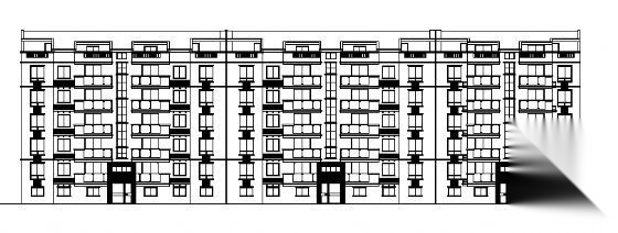 某七层住宅楼建筑方案图