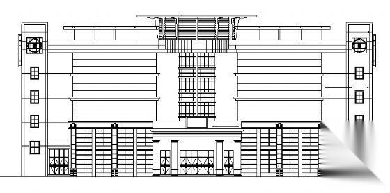 商贸城建筑施工图