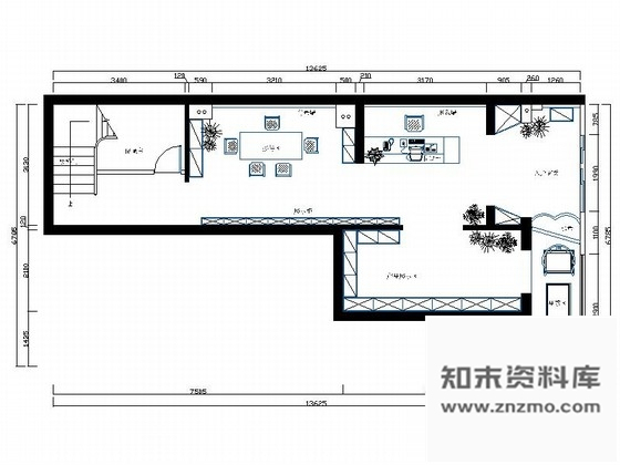 施工图陕西经典中式特色茶楼装修室内设计图含效果