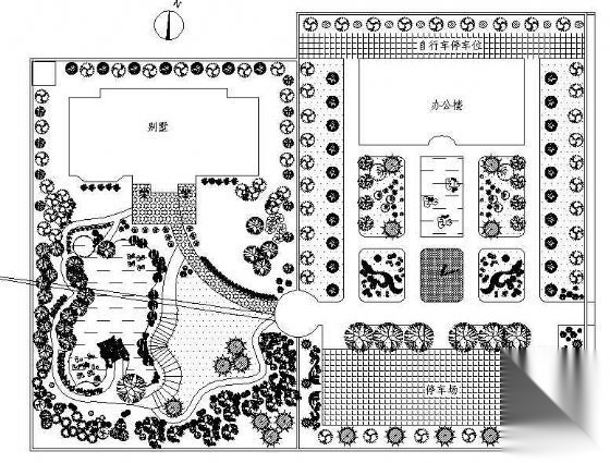 某公司绿地规划设计图纸