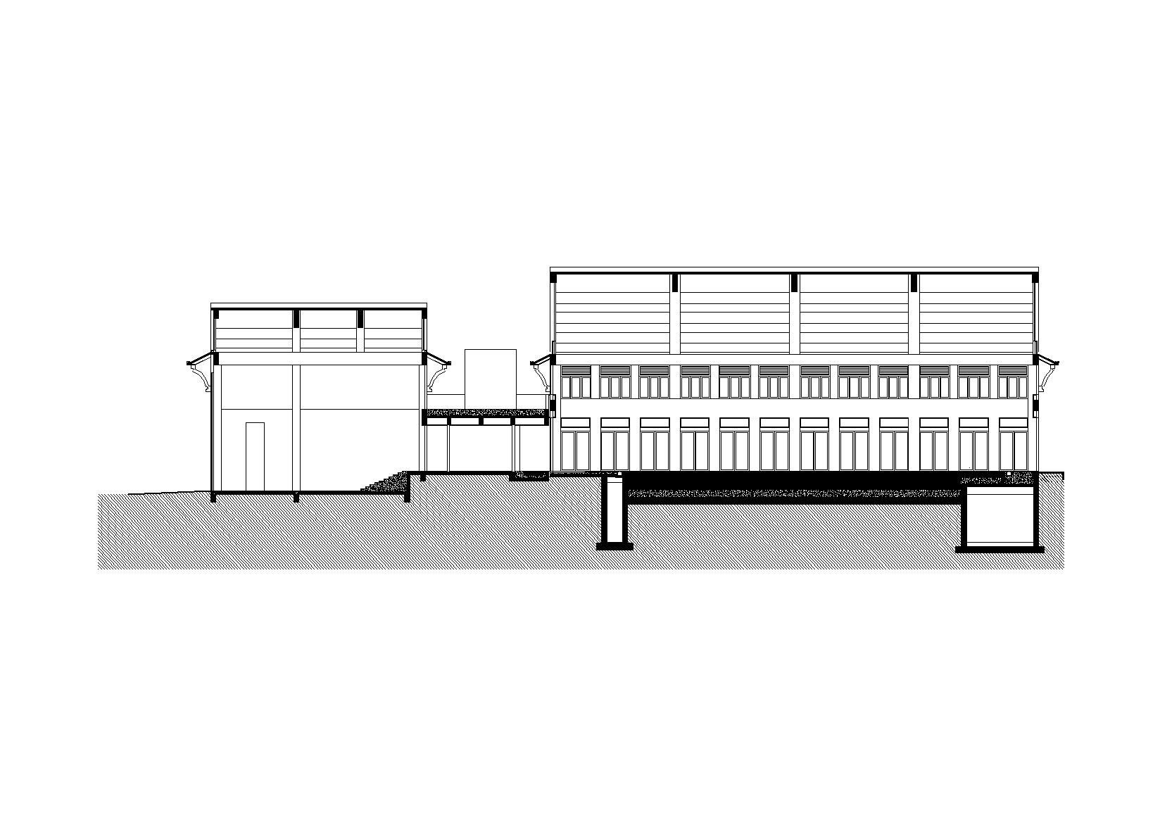 [云南]湿地度假村网球馆建筑扩初图（CAD）