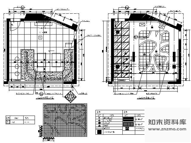 图块/节点KTV包厢平面图