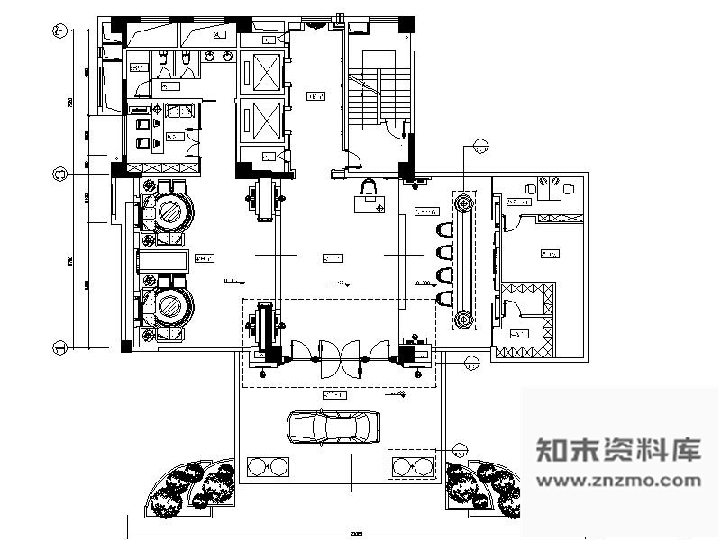 施工图成都豪华经典酒店室内酒店装修图含效果