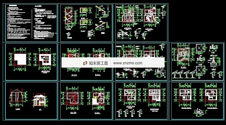 多层别墅户型建施-2