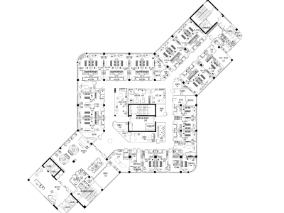 JAYA贾雅-2400㎡月子会所平面图