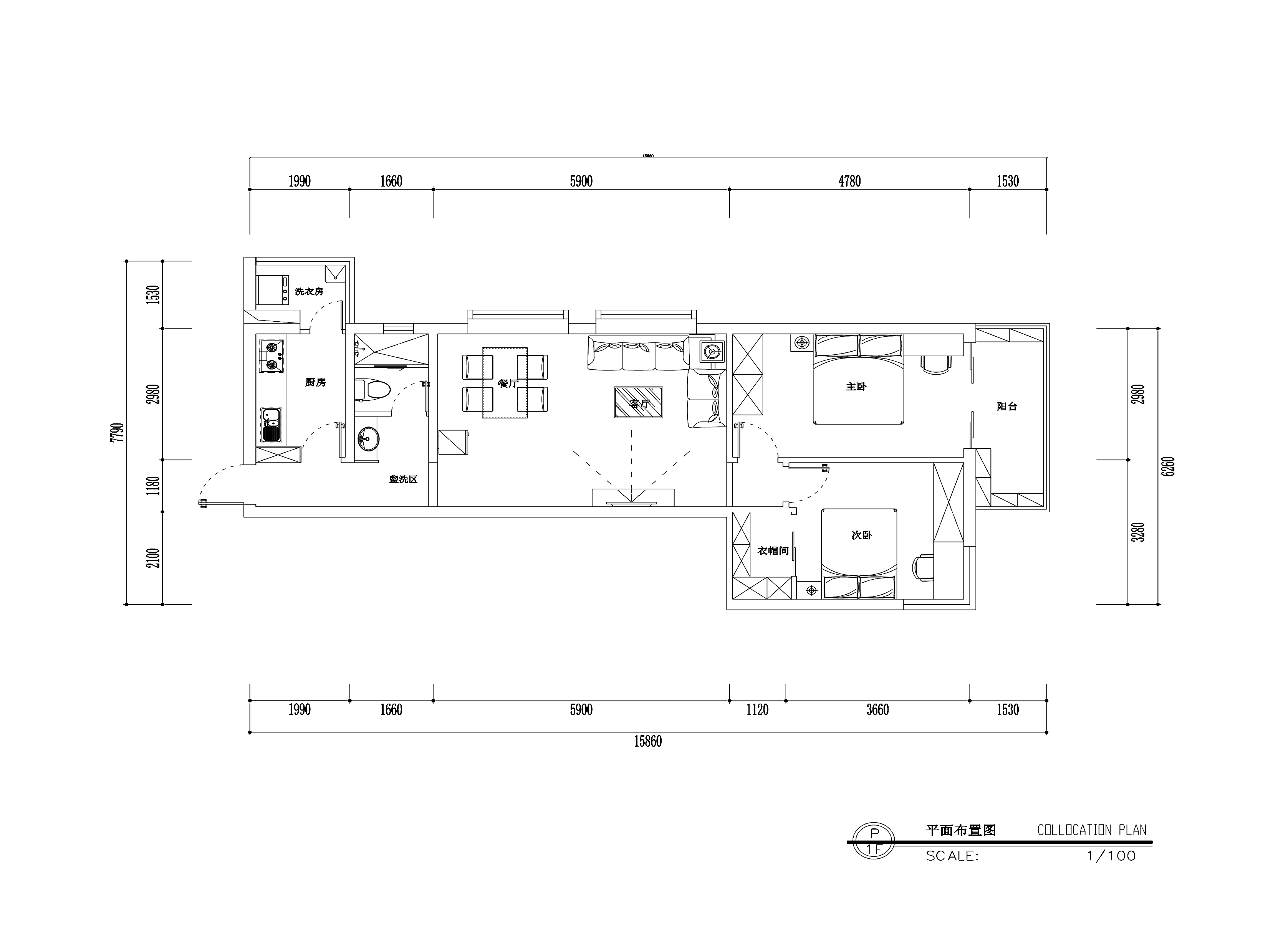 田园风私人住宅小屋 施工图 效果图＋软装 平层