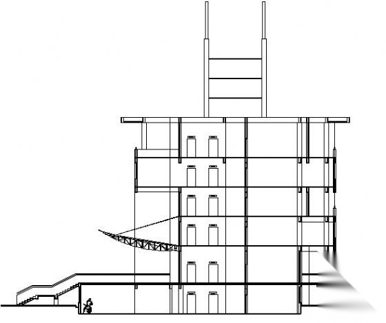 某路桥区预备役营房建筑设计方案