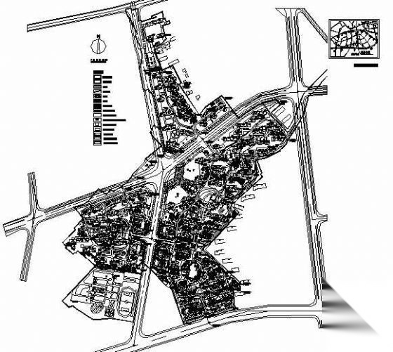 某新城市总体规划图