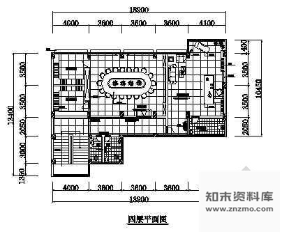 图块/节点某办公楼平面布置图