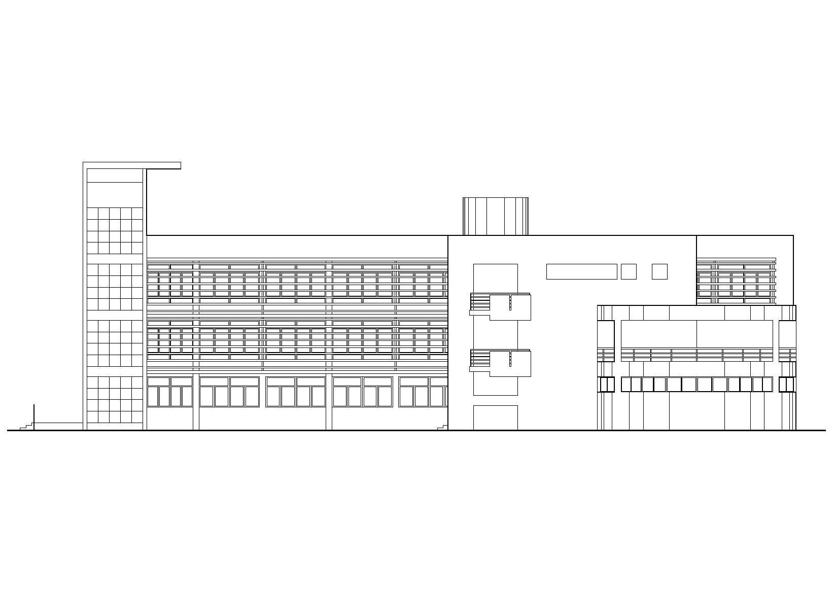 [湖北]潜江市中心医院建筑工程方案图