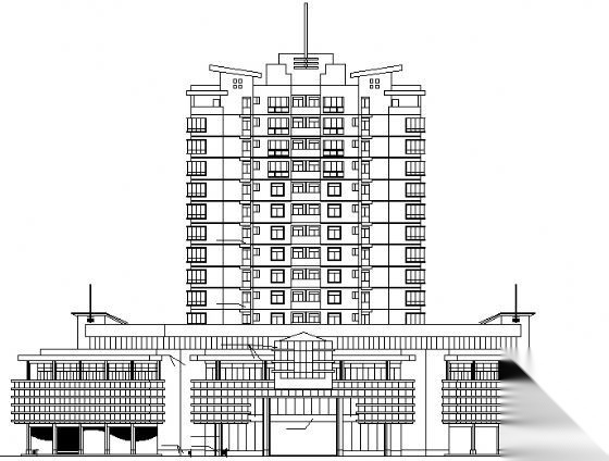 某十五层商住楼建筑施工图