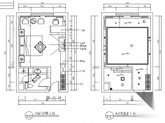 酒店沙比利标准单人间装修图（含效果）