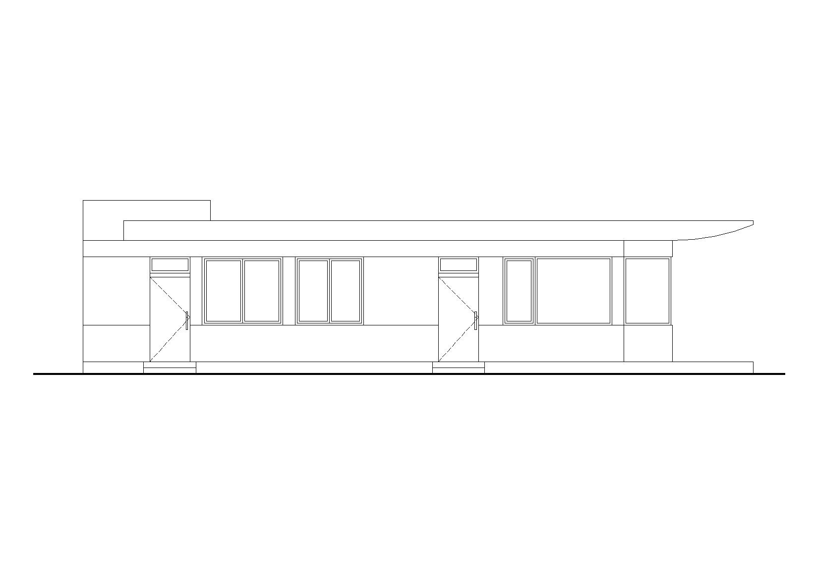 门卫建筑设计施工图（CAD）