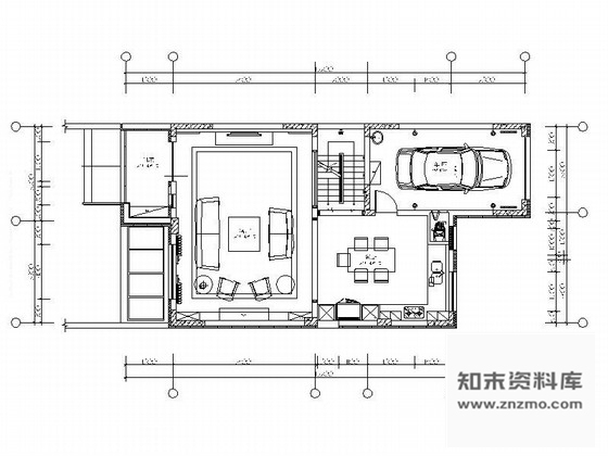 施工图吉林唯一纯墅区简欧风格三层双拼别墅装修施工图含效果